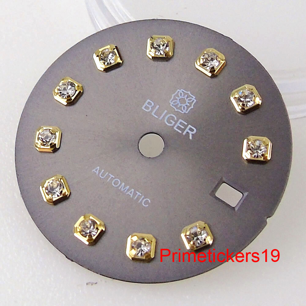 20.5mm Multicolor Sunburst/Gradient Watch Dial Diamond Markers Fit NH05 Movement