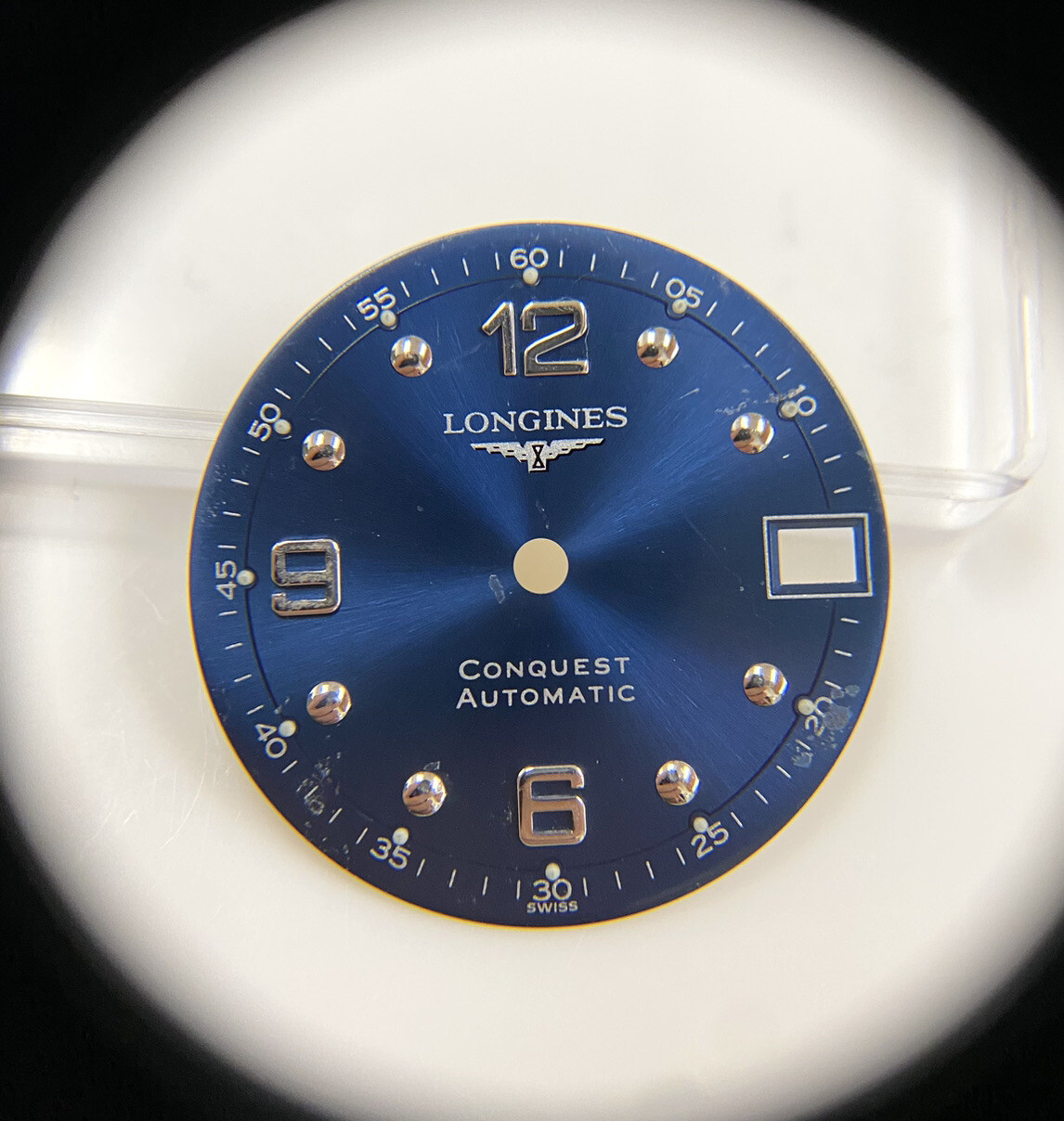 Genuine Vintage Longines Conquest Automatic 25.5mm Blue Dial