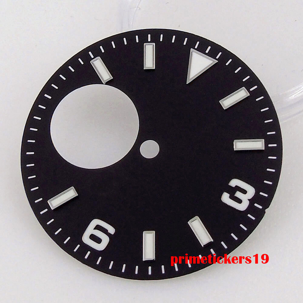 29mm Multicolor Hollow Watch Dial Green Luminous Fit NH38 Automatic Movement