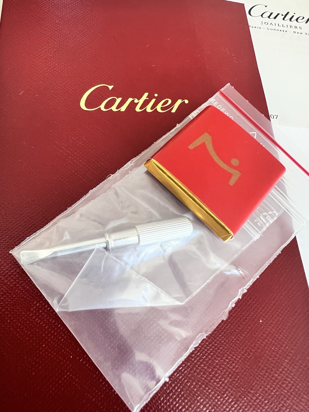 Cartier Jewelry TOOL Screwdriver VA621651-CH00 LOVE BRACELET WHITE GOLD TONE
