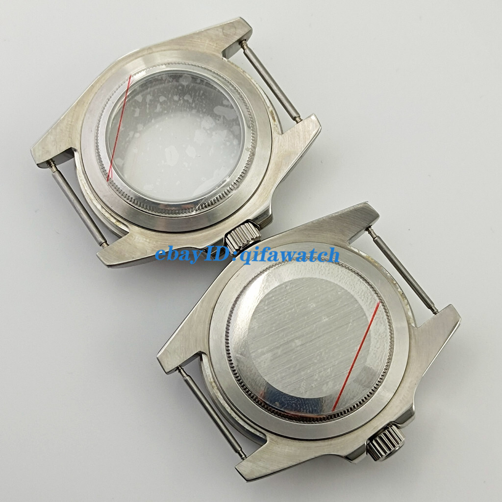 40mm Watch Case Ceramic Bezel Sapphire Fit NH34 NH35 NH36 ETA 2824 MIYOTA 8215