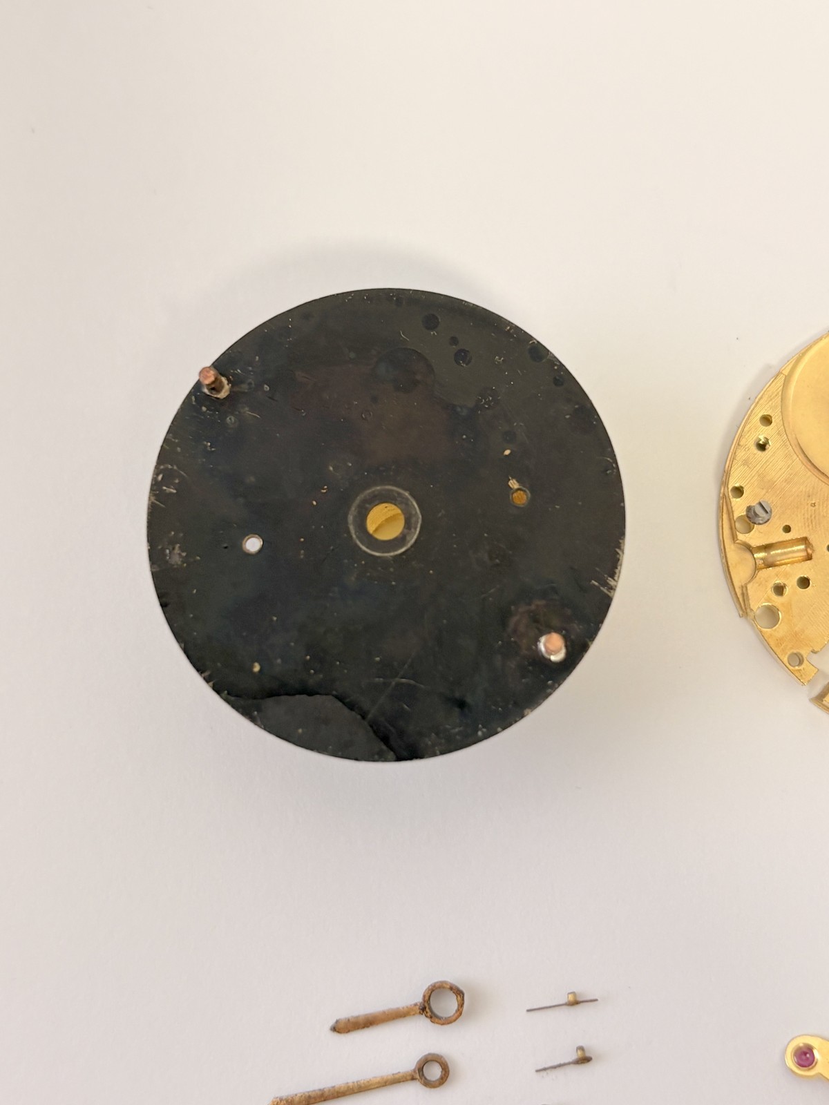 Landeron Cal 15 Monopusher Chronograph Watch Movement Part 2 3 16 Dial Hands Sub