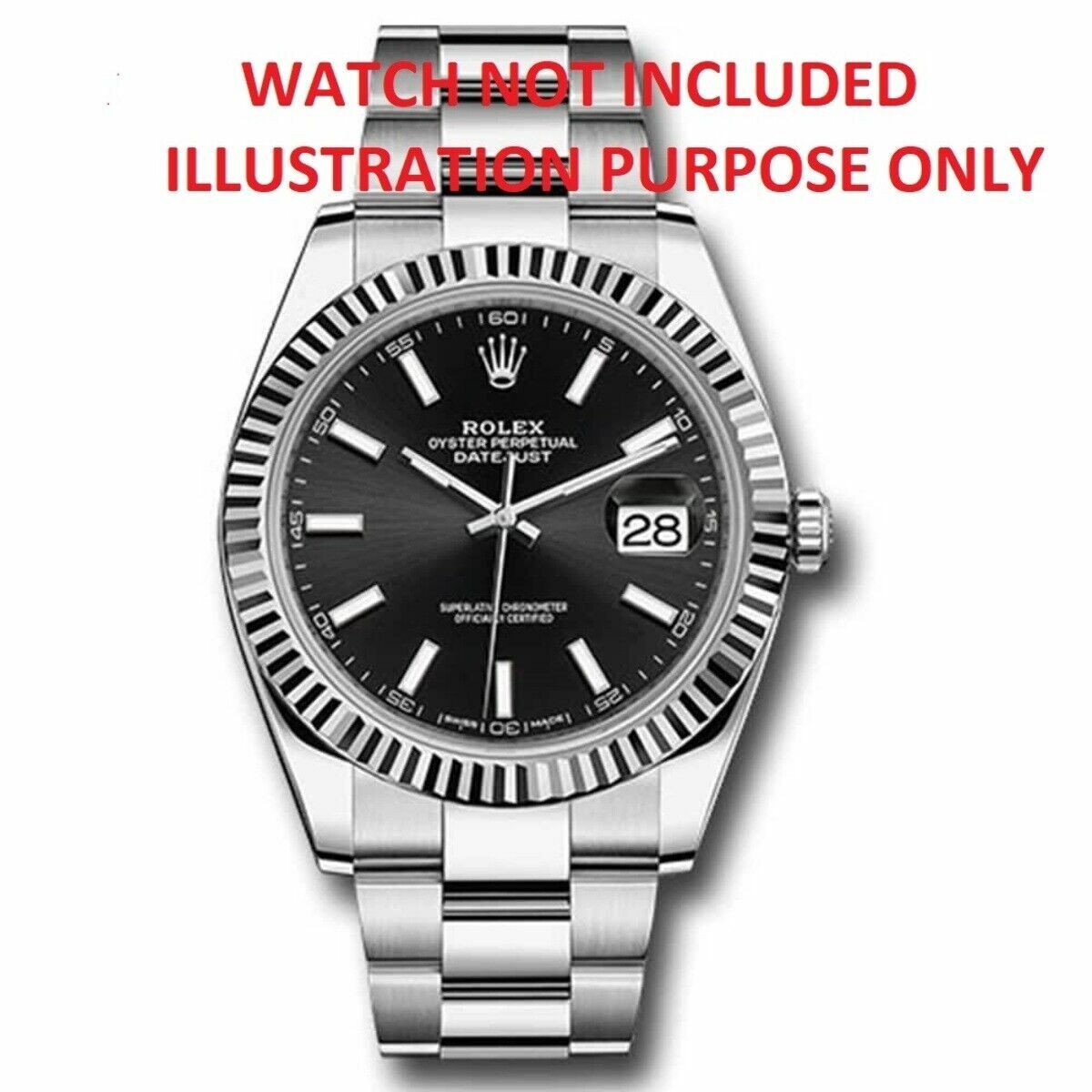 FLUTED BEZEL FOR 36MM ROLEX DATEJUST 126200 126231 126232 126233 126234 128239