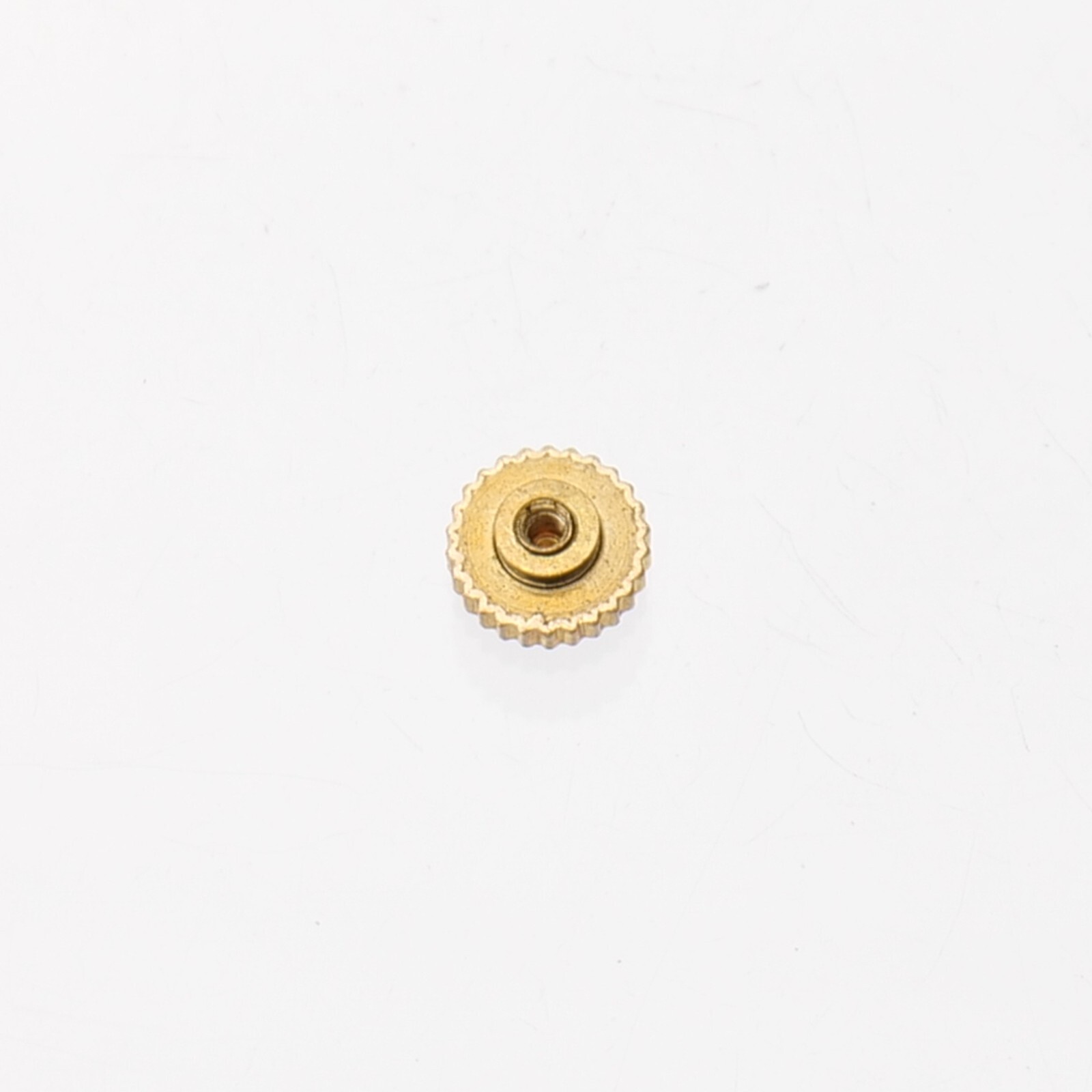 Vintage 1930s Dustproof Wrist Watch Crown Gold Filled 5.9mm Tap 6 Part (G2D2)