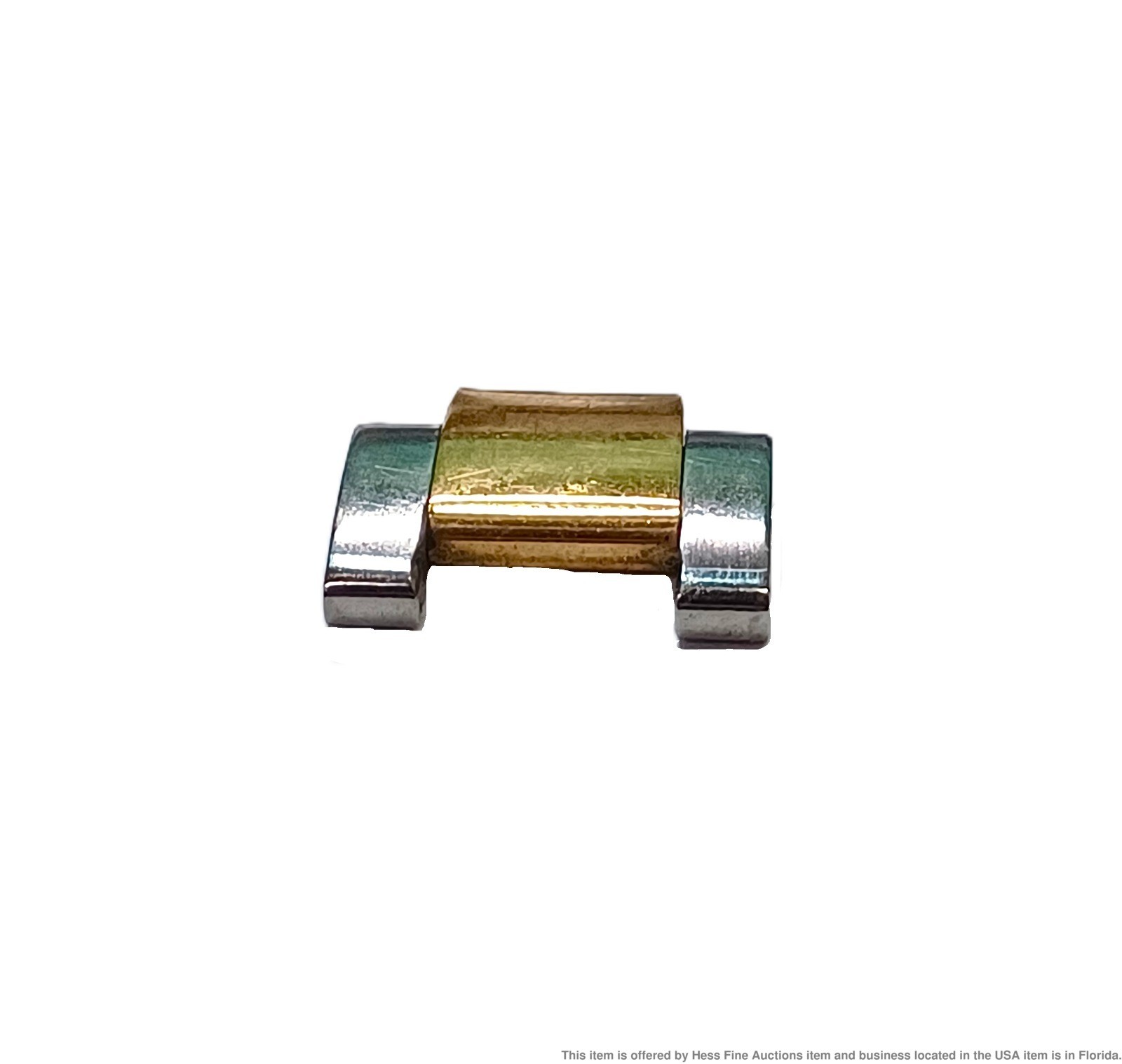 16613 Rolex Oyster Link 18k Gold Stainless Steel No Screw 93153