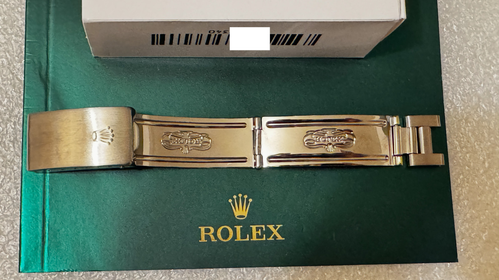 Genuine Rolex 78350 Z3 Oyster Bracelet Clasp Buckle Swiss Made Rolex Parts