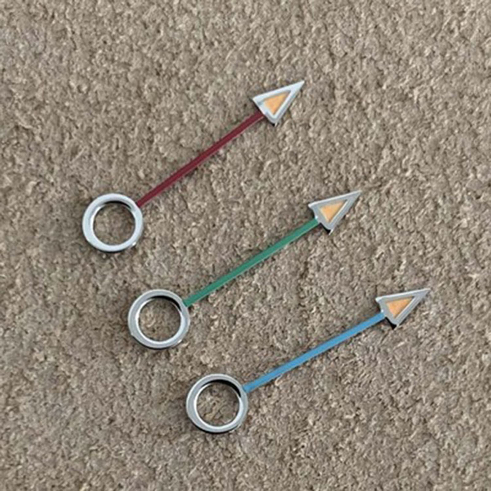 For Japanese NH34 Movement Watch Hand GMT Orange Hands Green Luminous Repair Kit