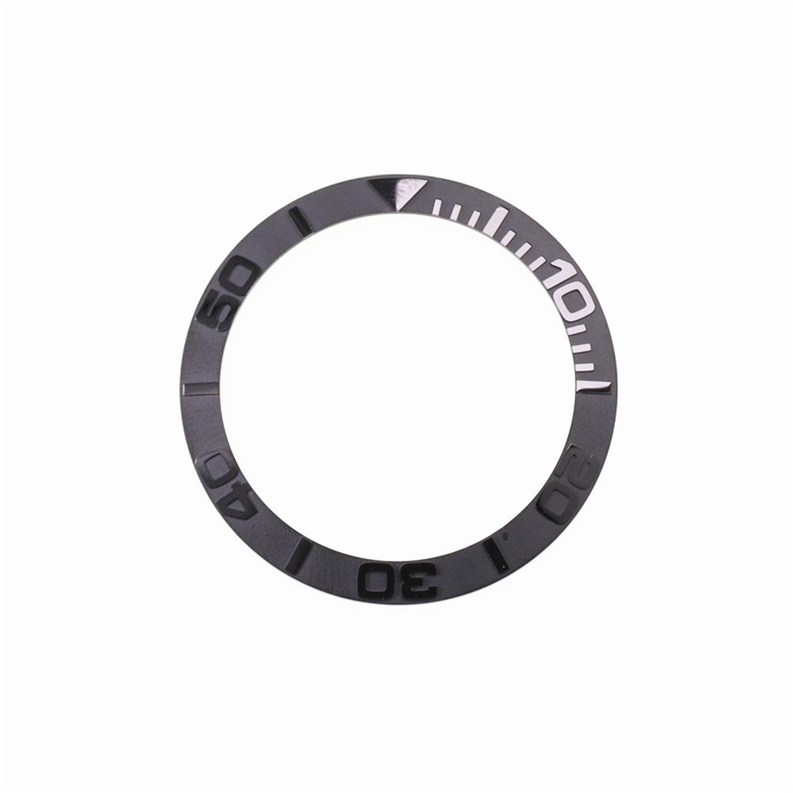 38mm Ceramic Watch Bezel Black For Seiko Yacht-Master Diver SKX007/009/011 jj