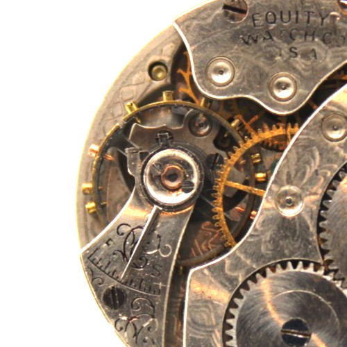 1917 WALTHAM POCKET WATCH MOVEMENT 21701361 GRADE: EQUITY 3/0s 7j (JE)