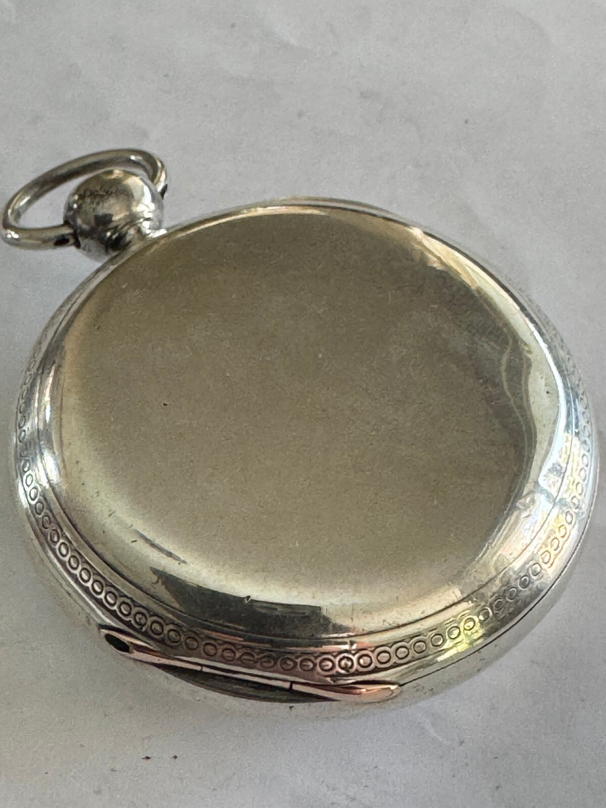 VINTAGE BIG 18 COIN SILVER POCKET WATCH CASE KEY WIND / KEY SET NEW 4 MM CRYSTAL