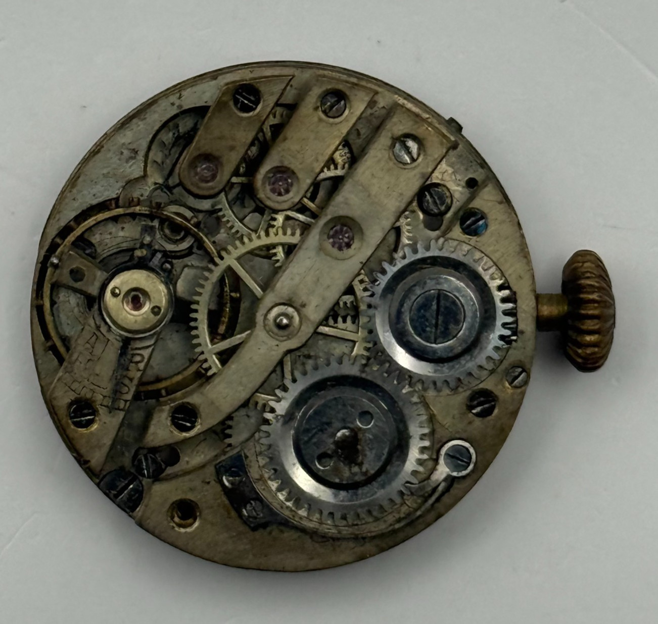 Trench Watch Movement Manual Wind Vintage Parts Repair Spares 24.9mm