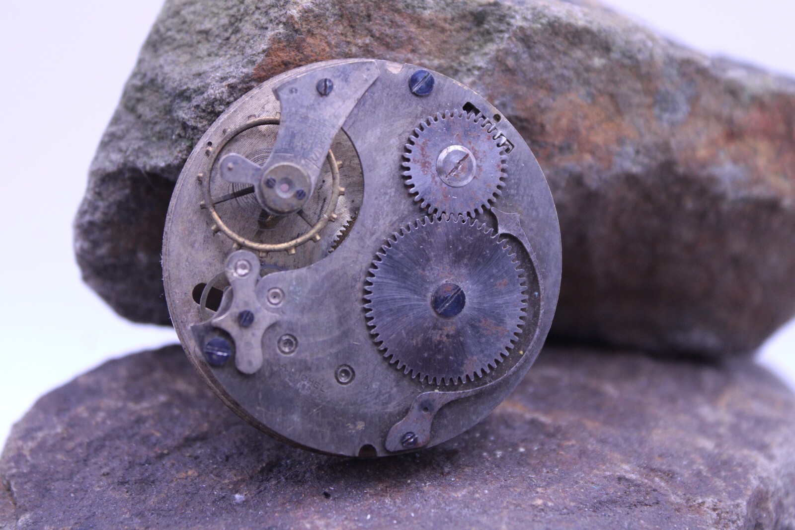 A. MICHEL 0j SWISS POCKET WATCH MOVEMENT 43.9mm FOR SPARES OR REPAIR (A13)