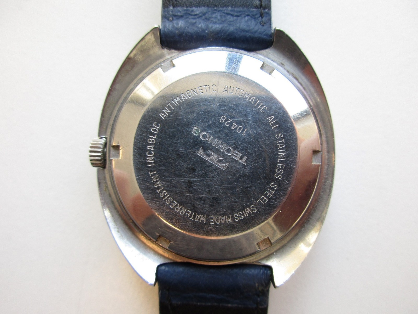 Technos automatic 1970’s stainless watch – ETA cal. 2789 – running