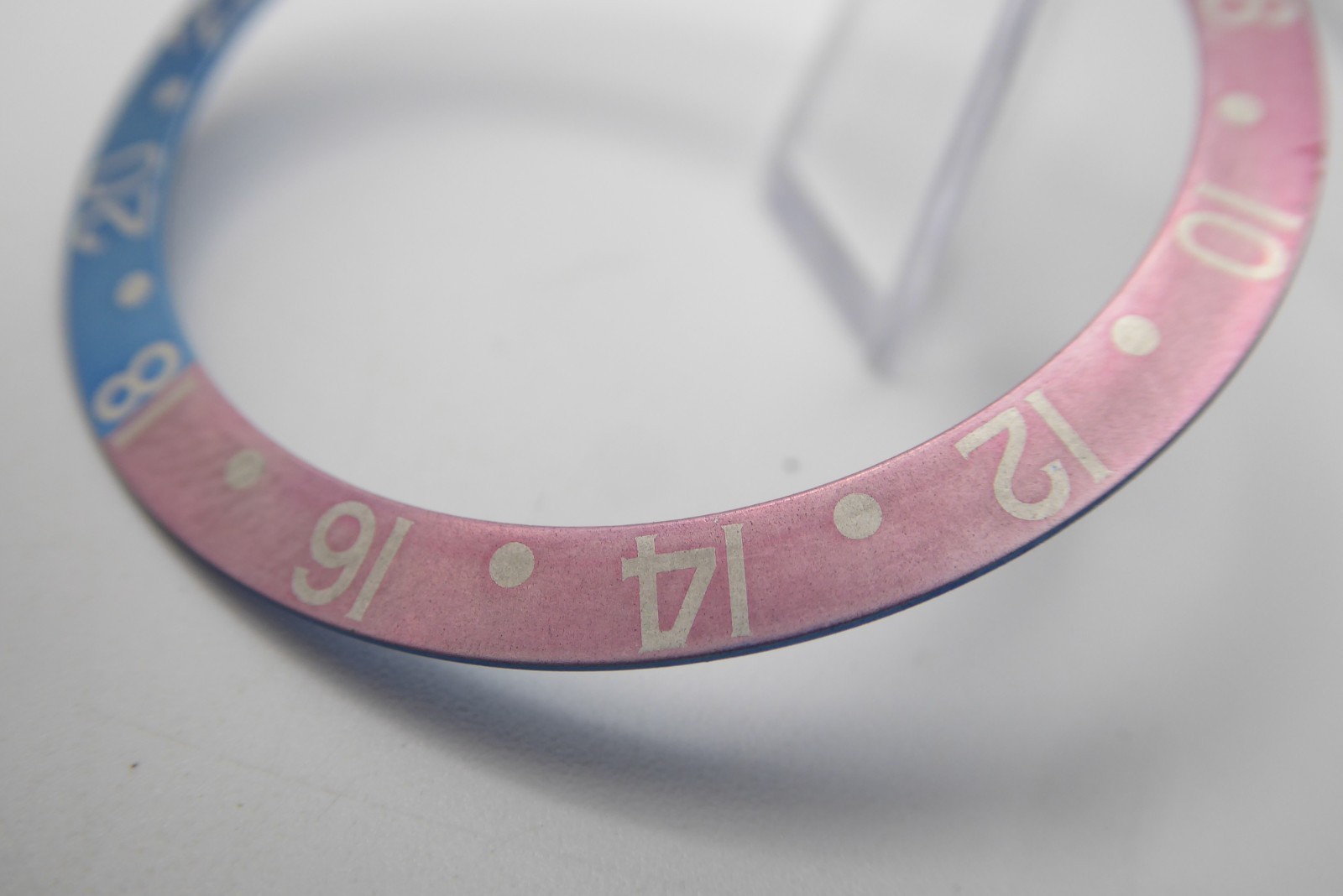 Rolex GMT Master Pepsi faded serif insert 16710