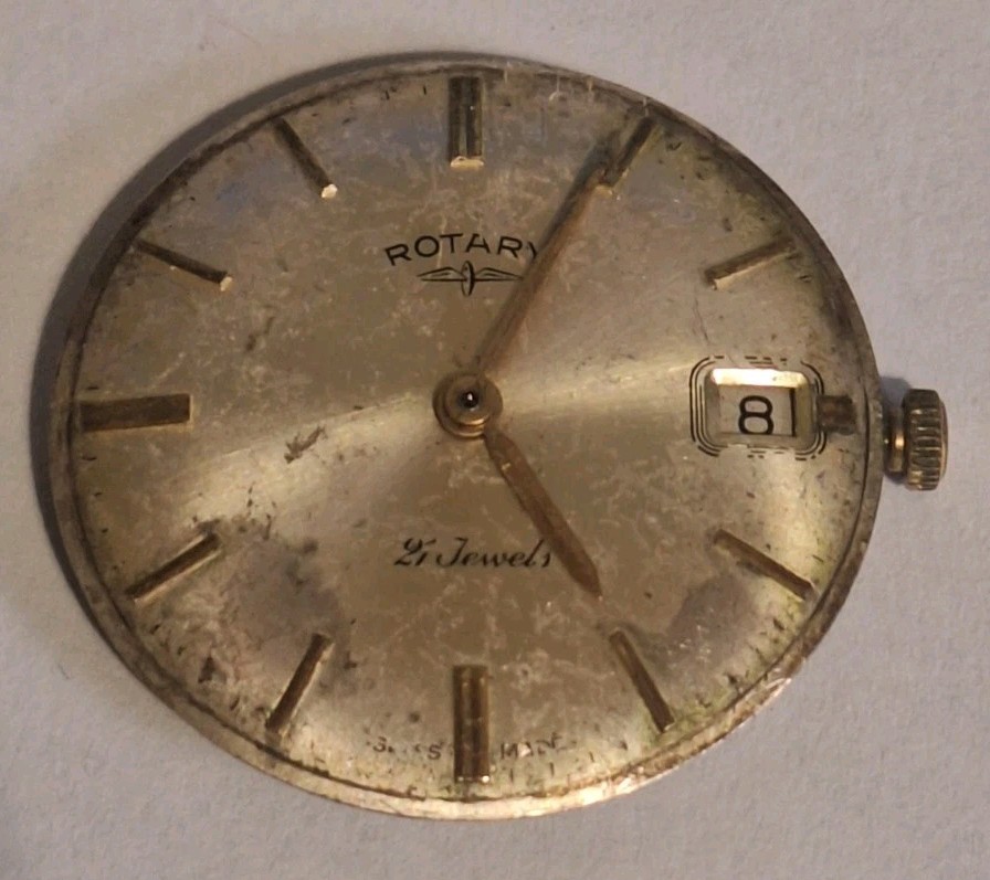Rotary 21 Jewels Mechanical Watch Movement