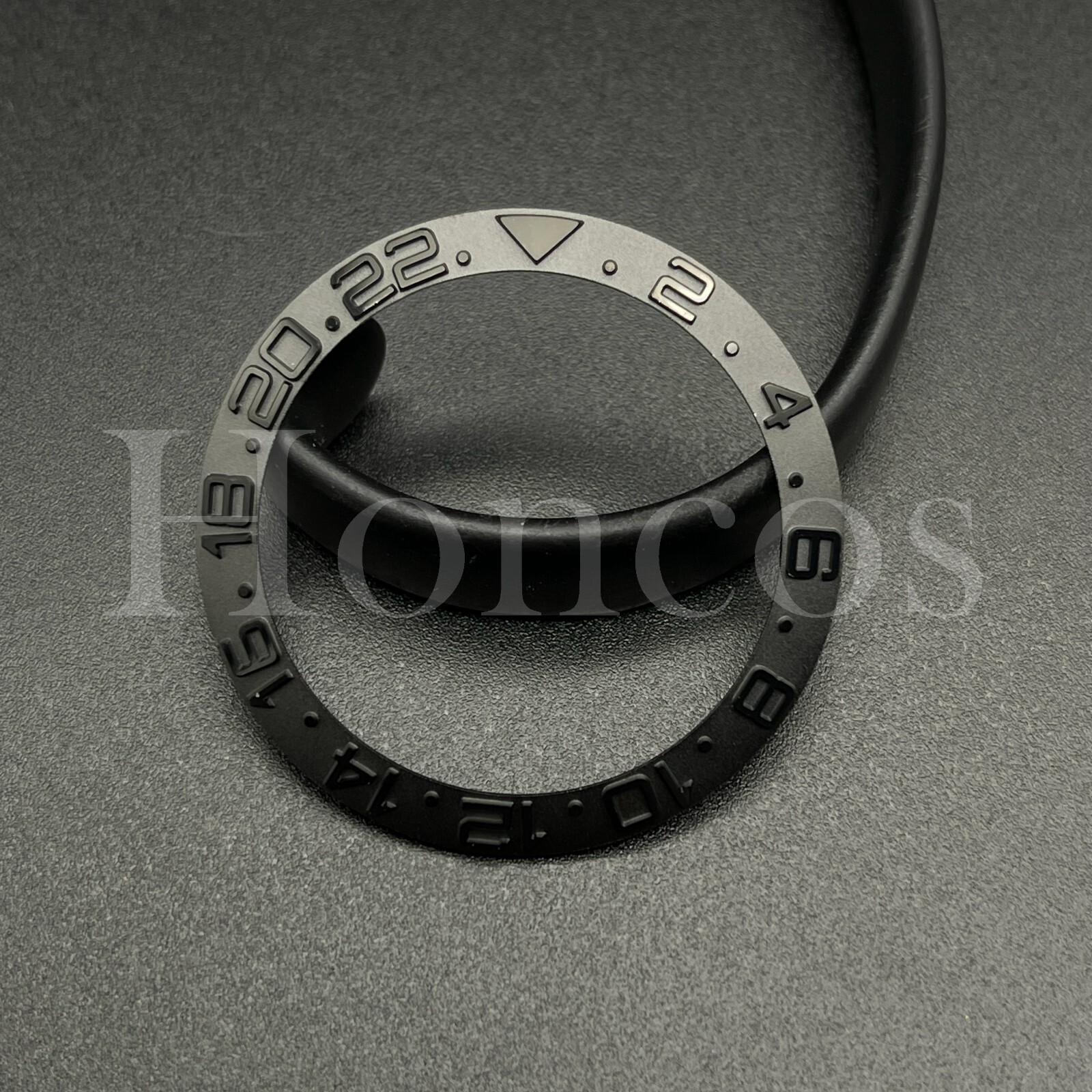 Black Metal Bezel Insert Fits For Rolex 40MM Yacht Master GMT Watch Seiko 6309