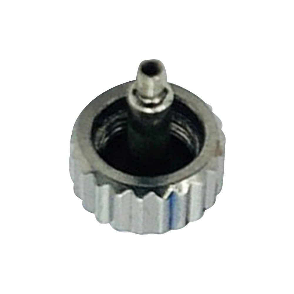 1Pc Silver Stainless Watch Crown For NH35 NH36 Watch Movement Repair Accessory