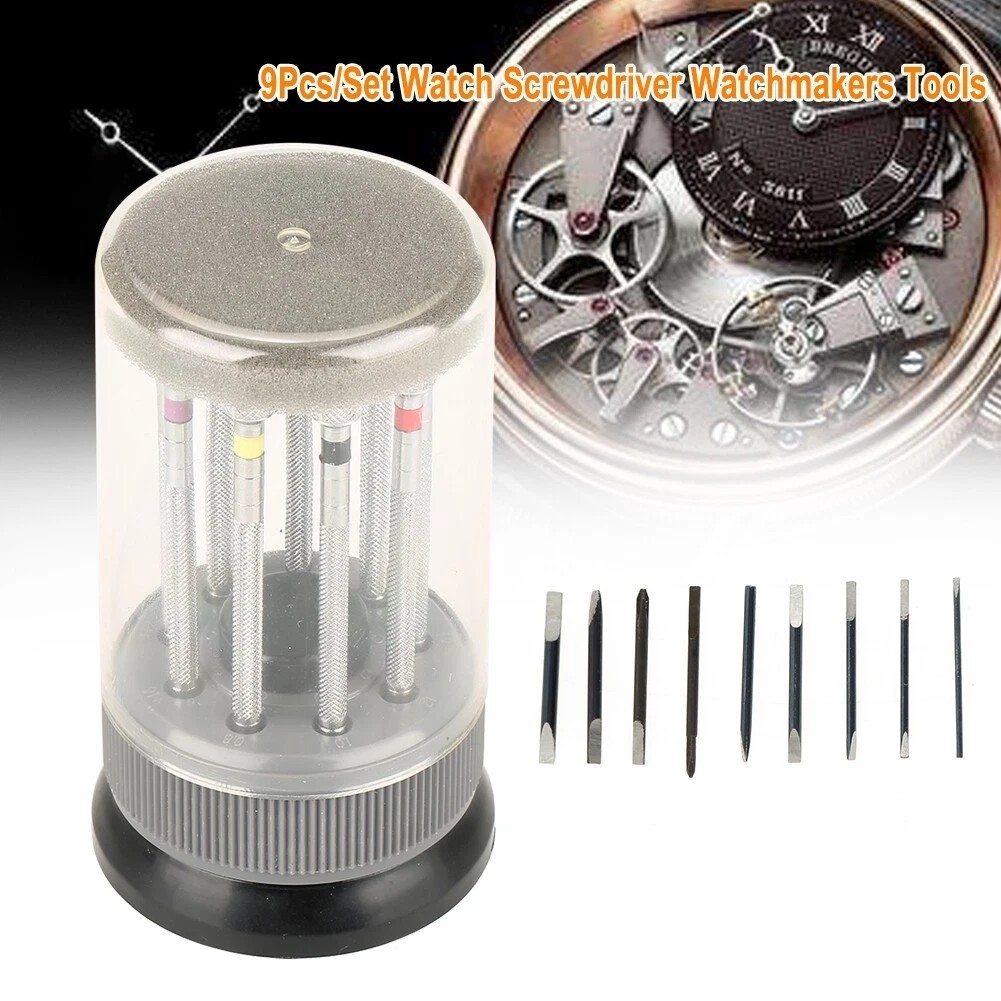 Precision Flat Slotted Blade Screwdriver Set Watchmakers Repair Tools