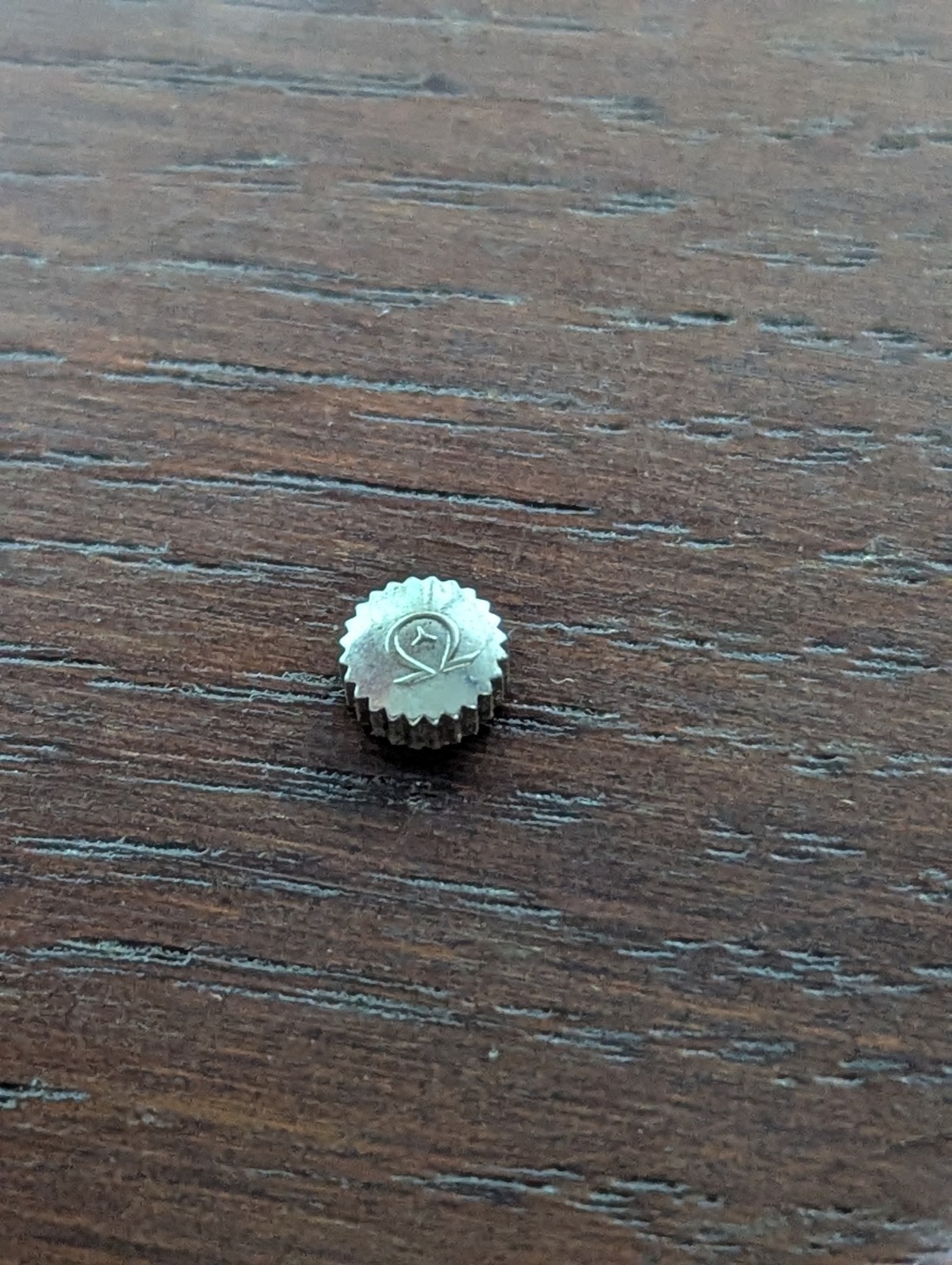Rare Omega Mercedes NAIAD Seamaster Watch Crown, 6.26mm X 3.26mm, Tap 10 #P455