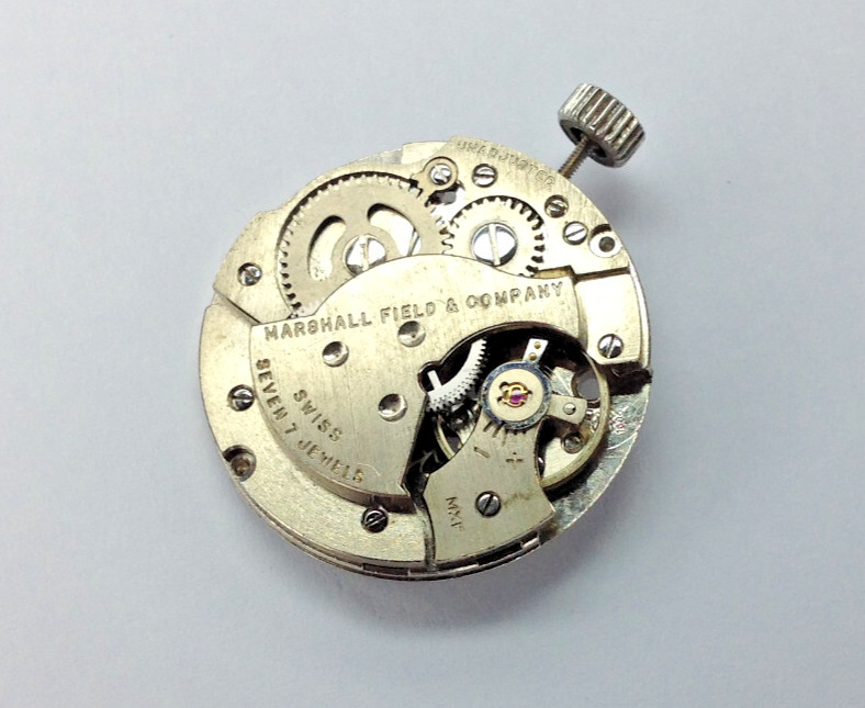 AS cal. 1686 Mechanical Watch Movement – MARSHALL FIELD – Restoration / Repair