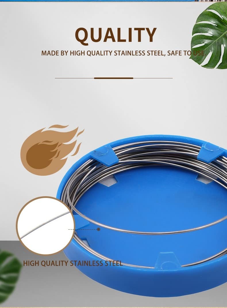 Stainless Steel Metal Wire 0.7 mm – 53 ft