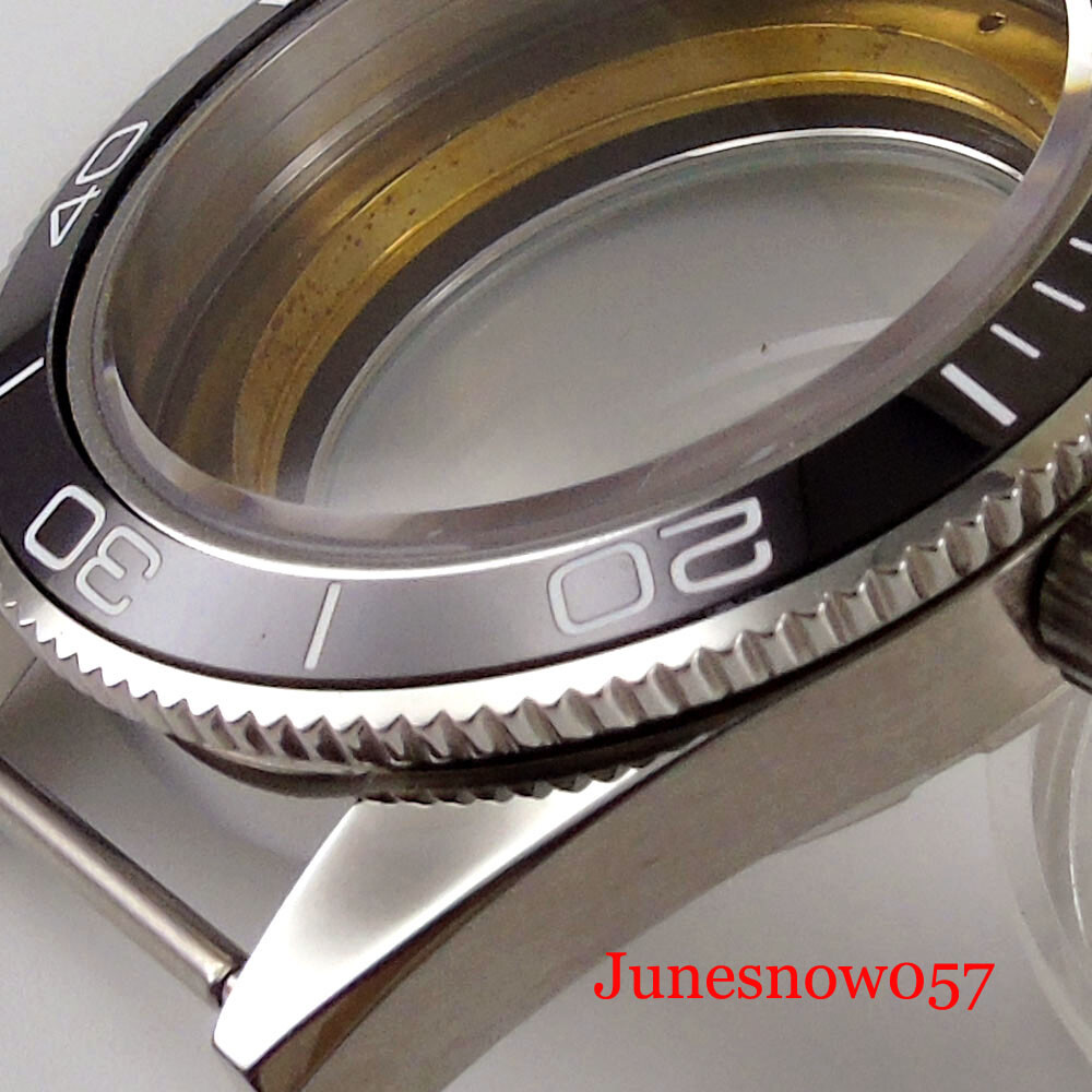 Automatic Build Watch Case Set Glass Back for MIYOTA 8215 ETA2836 Dial Needles