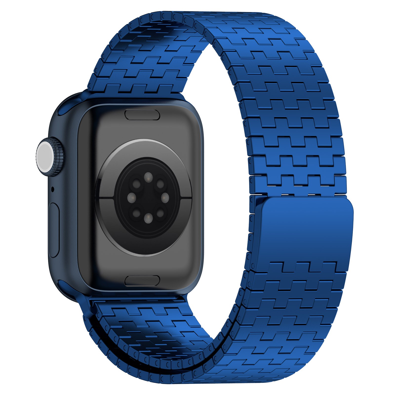 Multi-color Magnetic Adjustable Metal Watch Strap For iWatch 7/6/5/4/3/2/1