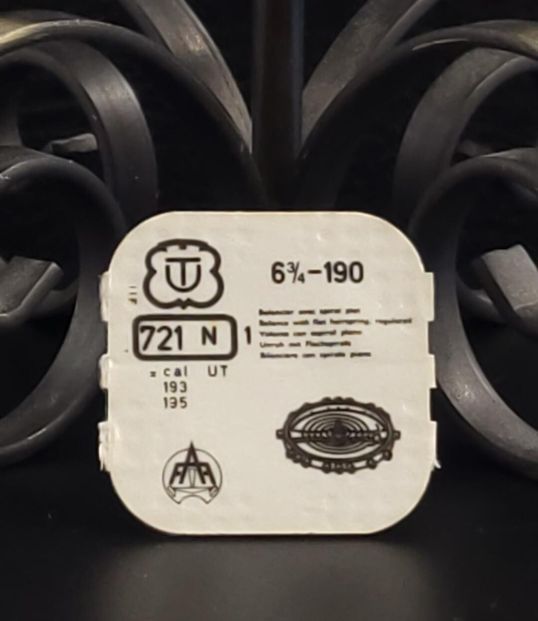 Watch Replacement Part Balance Complete UT 721 N 6 3/4-190
