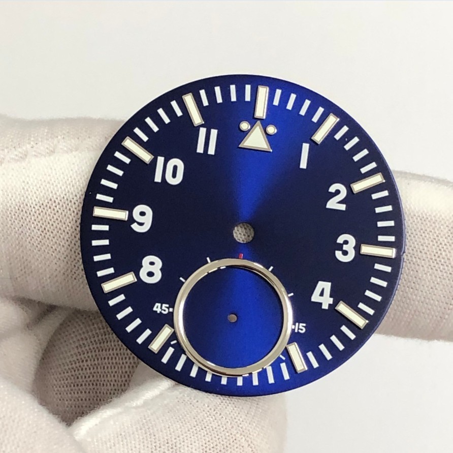 38.8mm Watch Luminous Dial 6 o’clock Subdial for ST3621/ETA6498 Movement