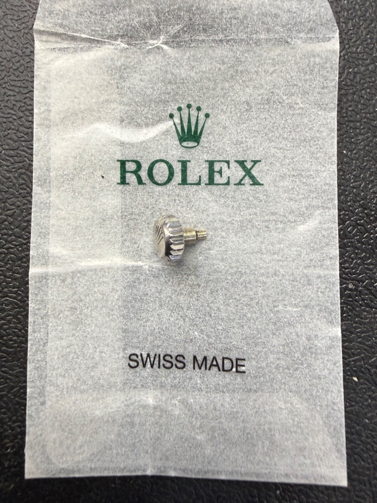 Rolex crown 6mm silver stainless steel #RL02