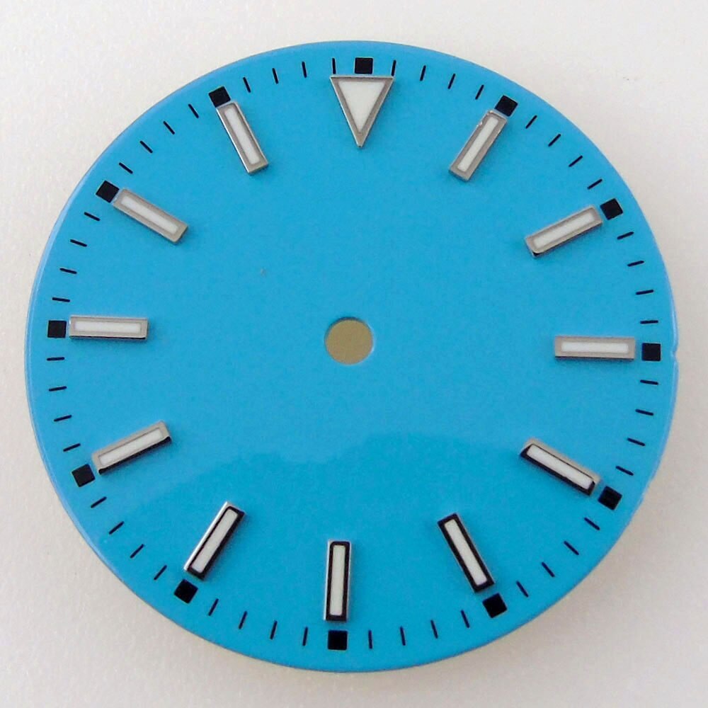 Blue Black Yellow 29.2mm Watch Dial Face fit ETA 2824 PT5000 NH35A NH36 Luminous