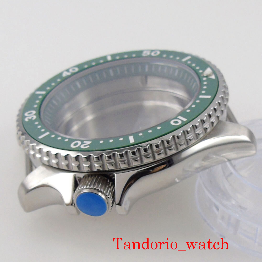 41mm 316L Watch Case For NH35A NH36A SKX007 Sapphire Glass Luminous Dial 20ATM