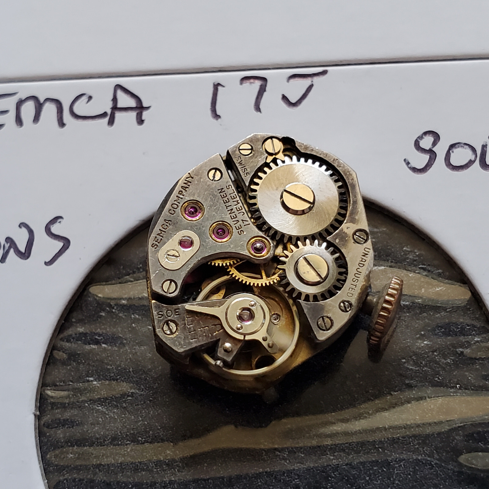 LADIES ELGIN 19J 650 WRIST WATCH MOVEMENT #1331
