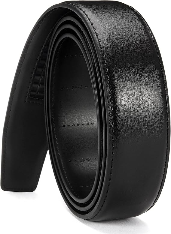 CHAOREN Ratchet Belt Replacement Strap 1 3/8”, Leather Belt Strap for 40MM