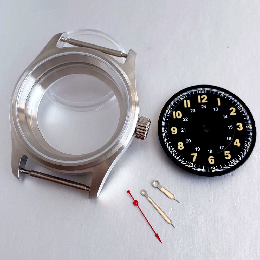 Real Bronze Diver 36mm Pilot Watch Case 20ATM Sapphire Fit NH35 NH36 ETA2824 PT