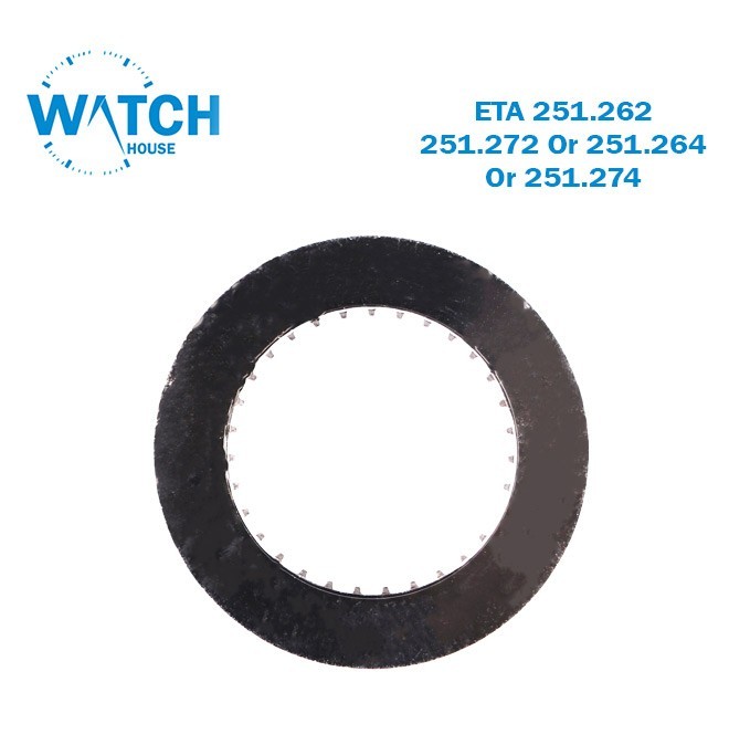 Date Disk For ETA Movement 251.262 Date Position on 4:30, White Color.