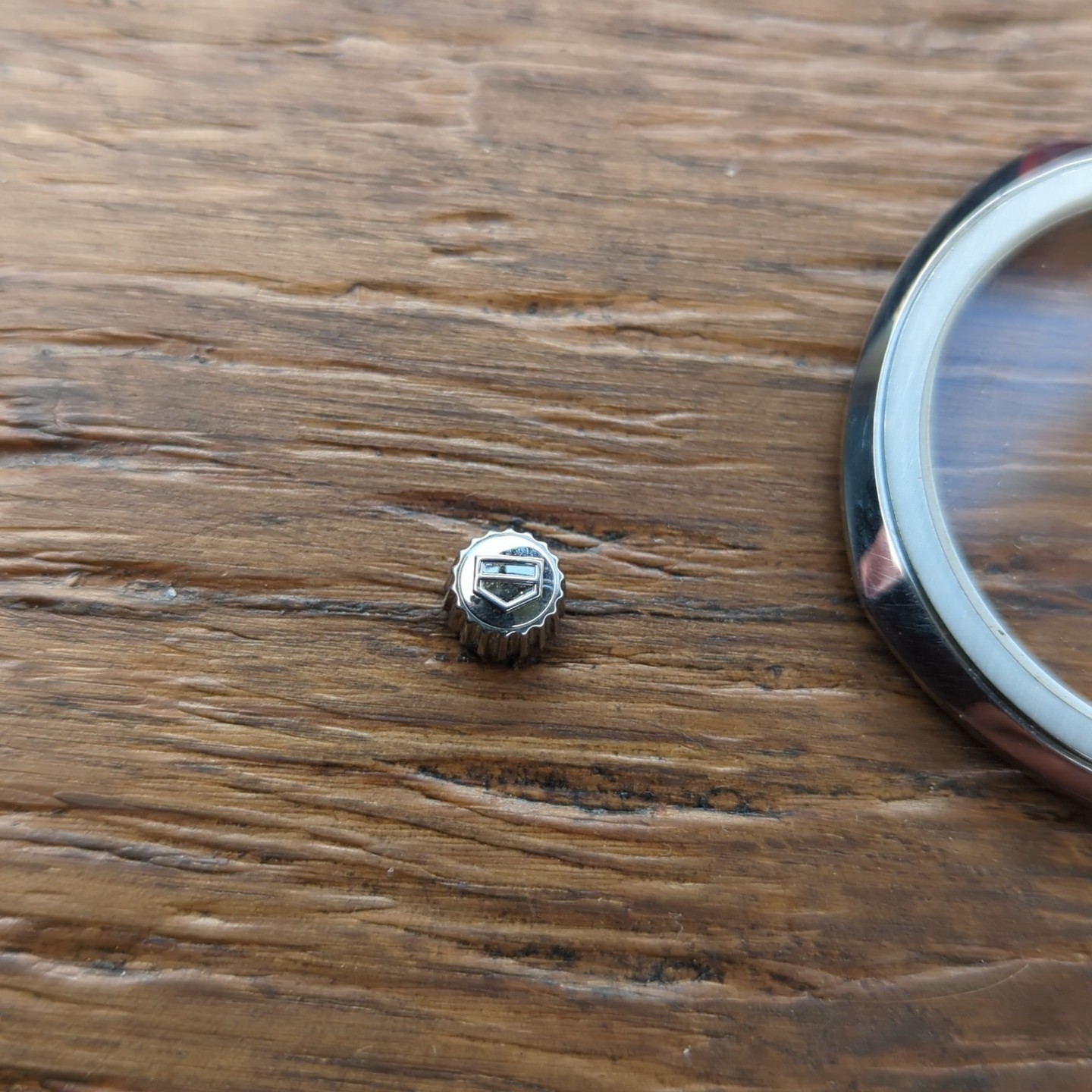 Tag Heuer WBC2111 Link Calibre 5 Watch Bezel, Glass and Crown Parts Used (AB58)