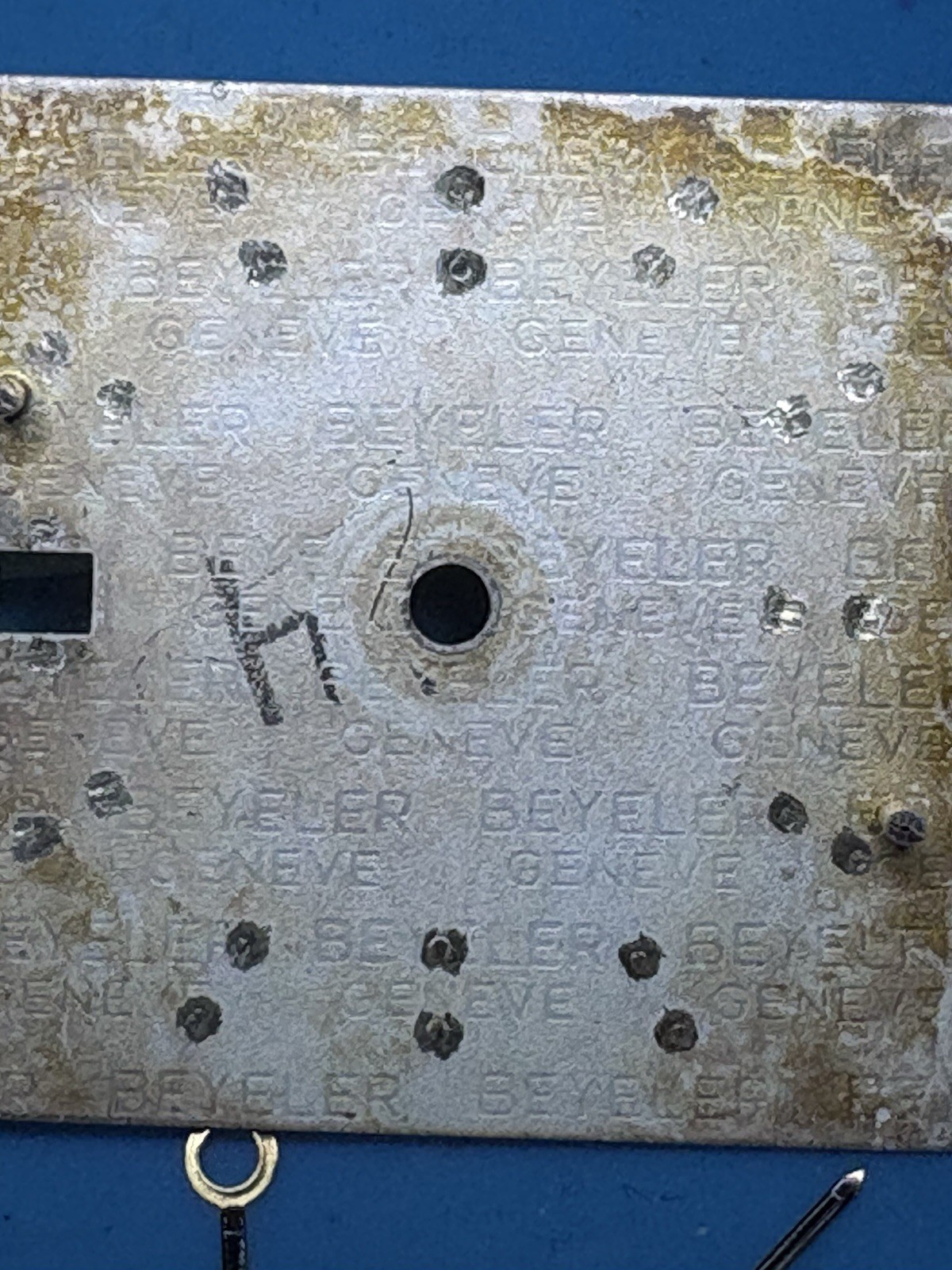 Tudor Dial And Hands 25.5 Square For Eta Movement