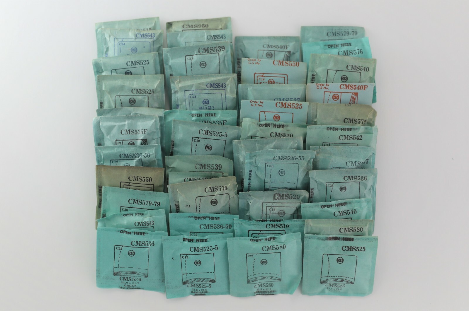 Germanow-Simon (GS) Wrist Watch Crystals- Series CMS (130+ variations)