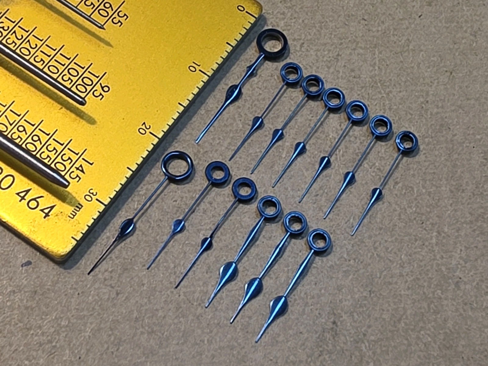 Lot Of 13 Mixed American Pocket Watch Spade Hour Hands-18s×2, 16s×11