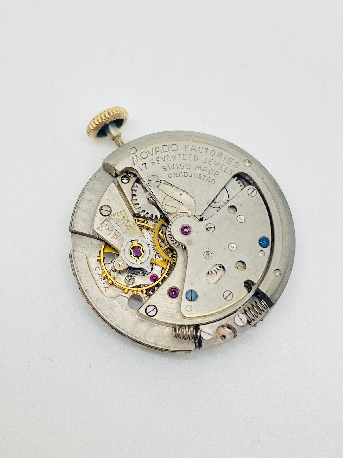 Vintage Movado Automatic Movement 2073 Movement For Spares/Repairs Or For Parts