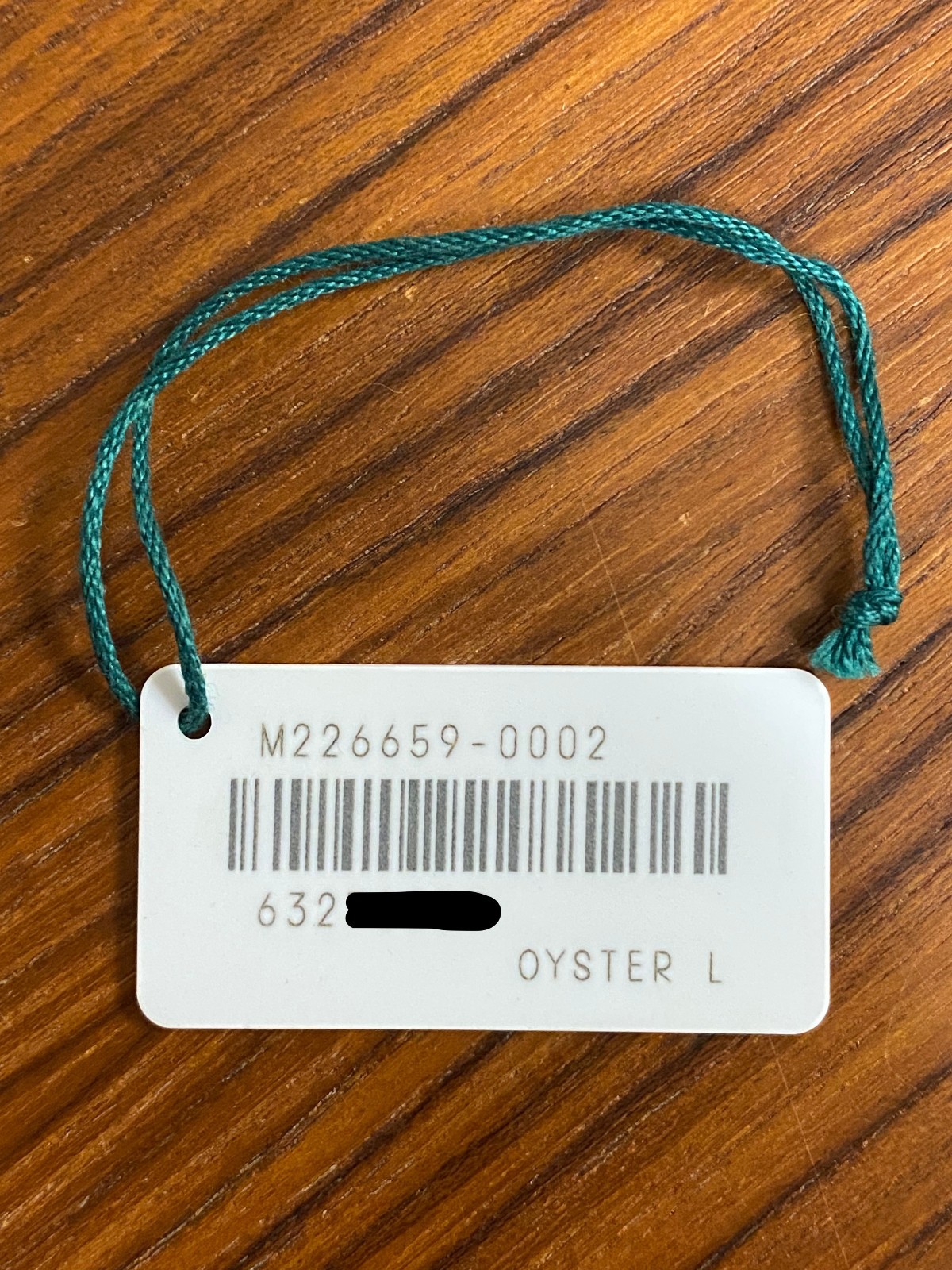 Rolex 226659 Yacht Master 42 Genuine White Hang Tag (A)