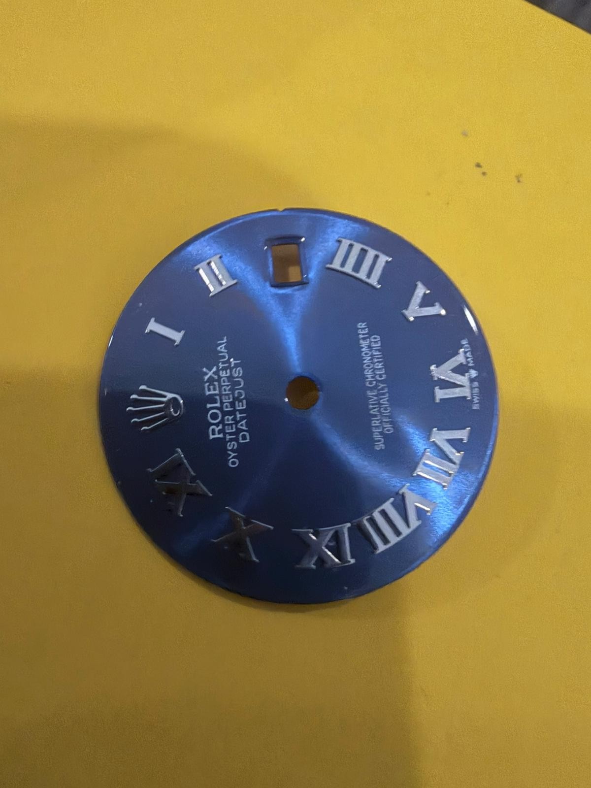 Rolex MidSize Datejust Custom Dial Set 2236 Pink Blue Gold Rose Roman