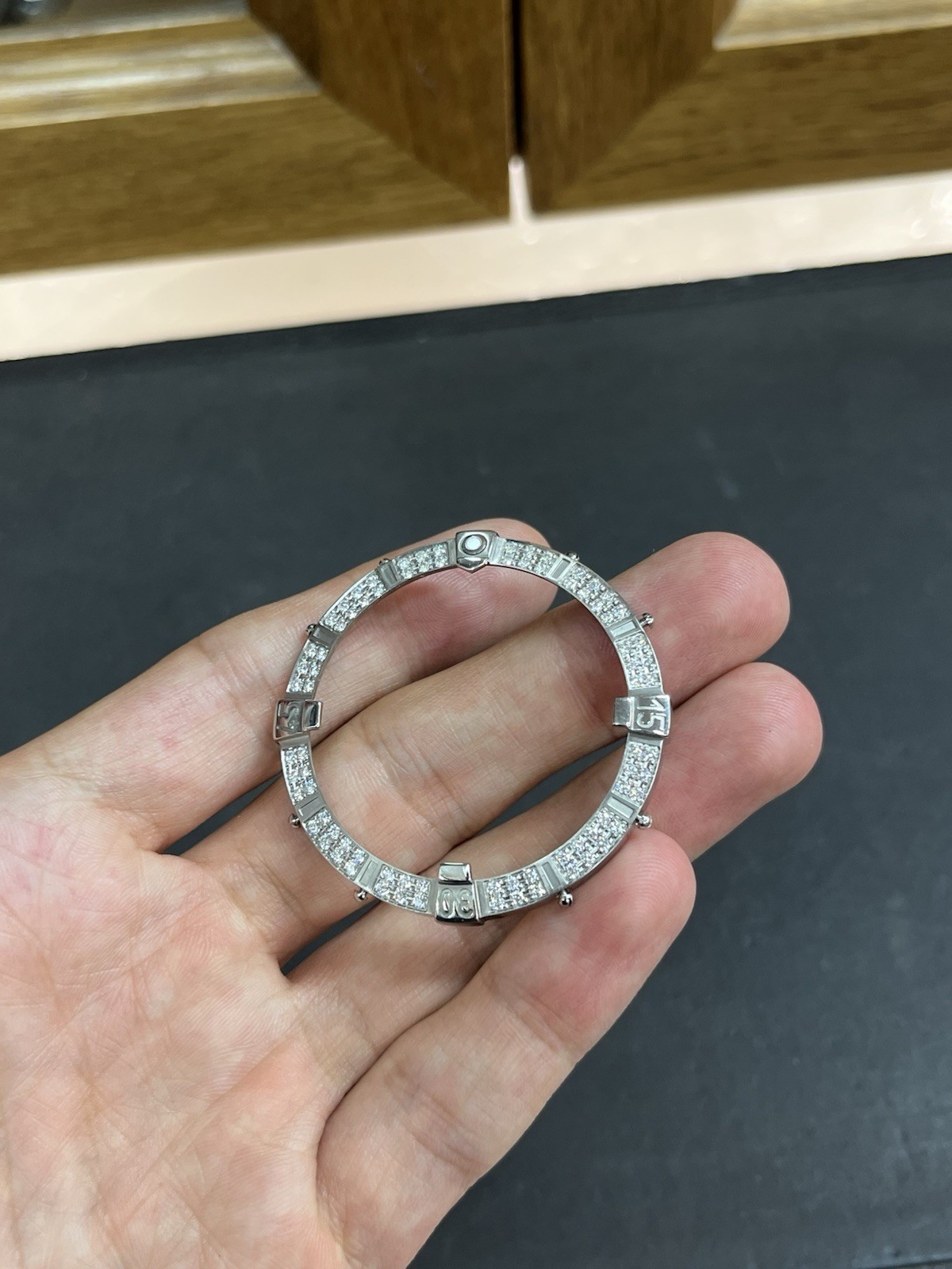 Genuine Breitling Super-Avenger Factory Diamond Bezel