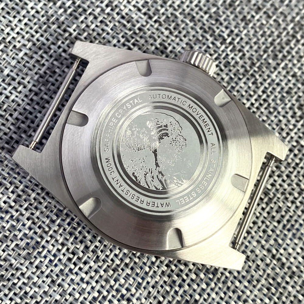 200M Waterproof Swim 38mm Watch Case fit NH35A NH36A ETA2824 PT5000 Sapphire