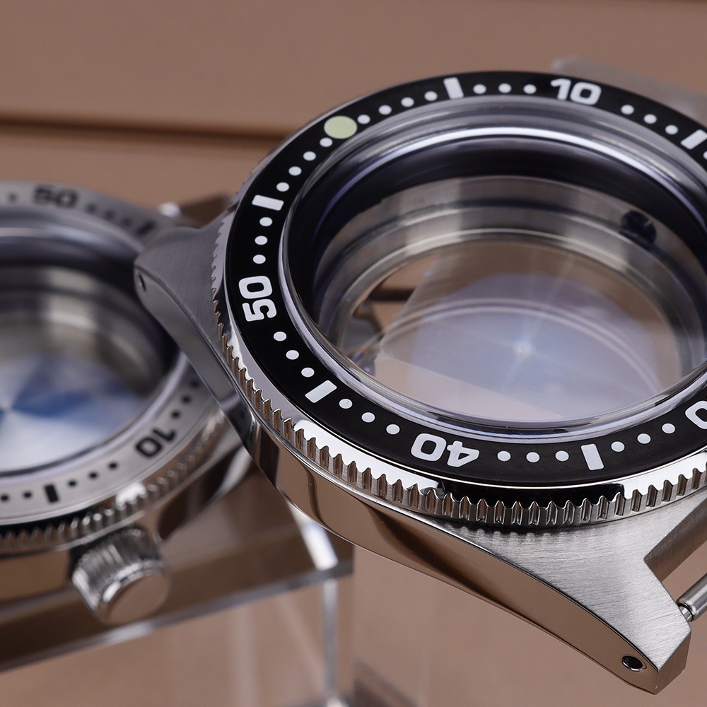 40mm Watch Case Modify 62mas Mod Sapphire 316L Stainless For Seiko NH34 35 36 38