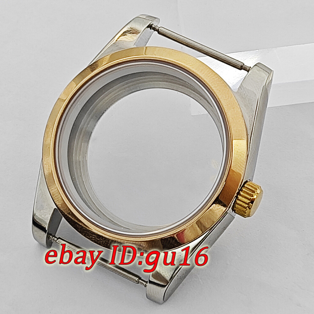 36mm 39mm watch case rose gold silver fit NH35 Miyota 8215 ETA 2824/2836 DG2813