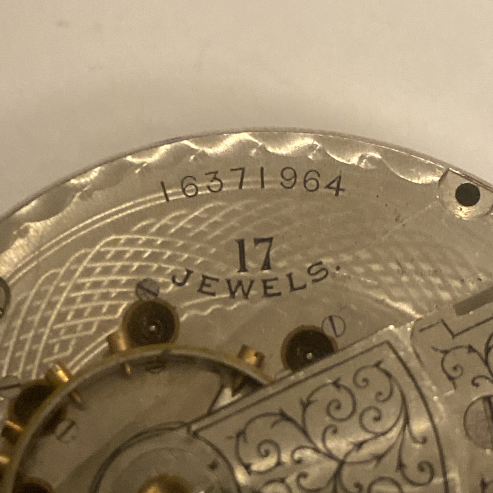 American Waltham Watch Co. Pocket Watch Movement Parts Repair