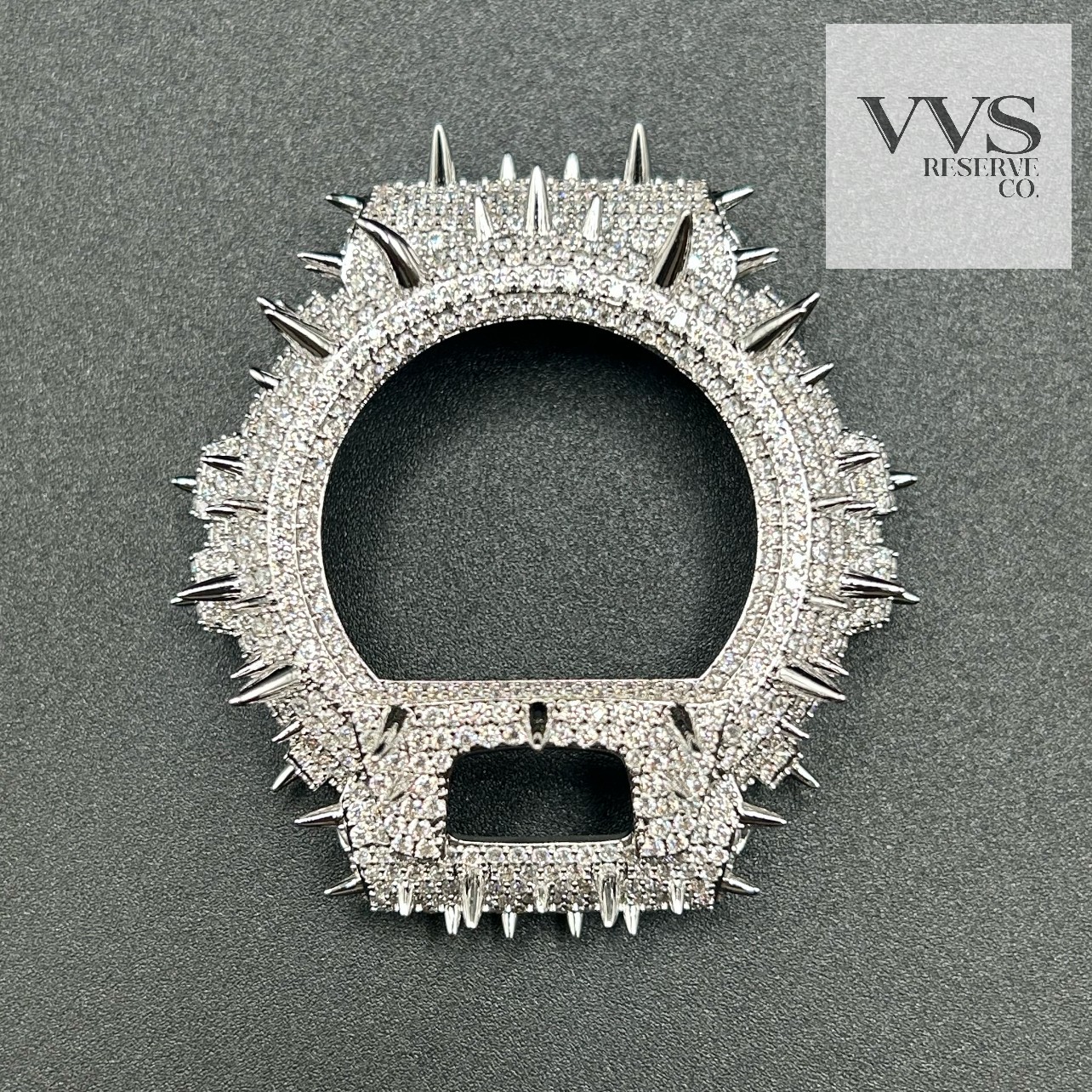 VVS1 MOISSANITE Real Iced BEZEL Kit For DW6900 Watch – BEZEL ONLY