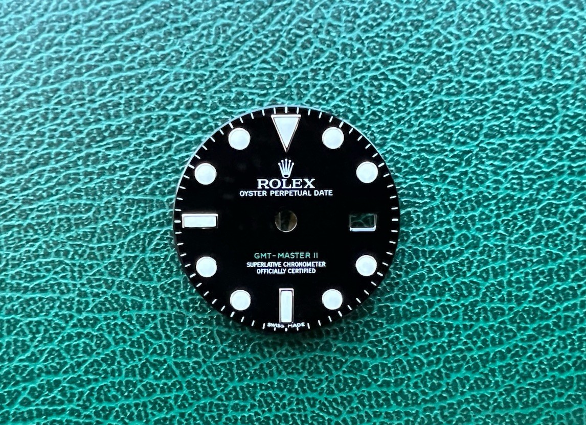 Authentic Rolex GMT Master II Luminova Black Dial (Ref. 116710LN) OC#1491